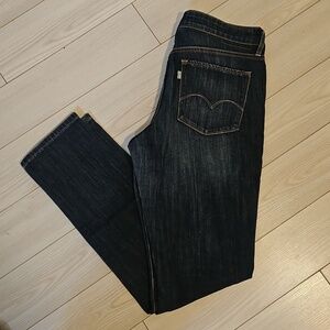 Levis 630 Jeans Womens 10 M very Skinny Low Rise Dark Stretch
